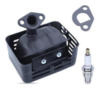 Ensemble d'échappement de Silencieux avec Tuyau d'échappement adapté aux Outils électriques de Jardin de Moteur GX160 GX200 5.5hp 6.5hp 18300-ZE1-900