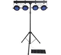 Ensemble d'éclairage compact SHOWTEC MKII avec sac, pédale et support - Kits complets