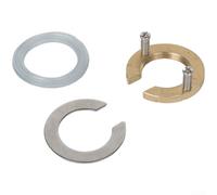 Ensemble d'écrous anti-desserrage en cuivre pour robinet de cuisine et salle de bain avec rondelles en caoutchouc et entretoises en acier inoxydable pour tuyaux filetés de 31,5 mm, connexion stable