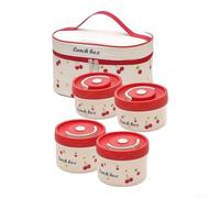 Ensemble Déjeuner Acier 304 440ml 600ml Ensemble Déjeuner Acier | 4 empilables, 2x440ml et 2x600ml, isotherme inclus, organisation repas complète