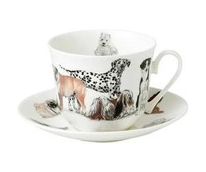 Ensemble déjeuner Chien Galore 45 cl - Roy Kirkham - Décoré - Porcelaine G