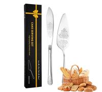 Ensemble d'emporte-pièces en acier inoxydable, ensemble d'inserts de gâteau de mariage | Emporte-gâteau décoratif et serveur à - Kit de découpe de gâteau durable avec poignée ergonomique pour