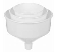 Ensemble d'entonnoirs à large bouche de 3 pièces, entonnoirs en plastique à bouche large, 0, 25 l/0, 75 l/1, 5 pour le remplissage de plusieurs conteneurs