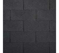 Ensemble des bardeaux bitumineux - bitume toiture Trio- cette ensemble de bardeaux bitumé de qualité supérieure pour abri de jardin Timbela M520 - couleur noir