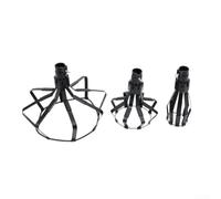 Ensemble d'extracteurs de lampes pour plafonds hauts - Outil de changement d'ampoule - Cage à huit doigts - S M L - Sécurité pour poignée pour douilles E27 E14 G9 (M)