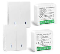 Ensemble d'interrupteurs Funk, 2,4 GHz, 16 A, 3000 W, comprenant 2 interrupteurs muraux