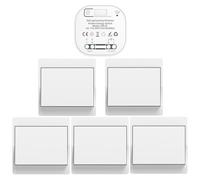 Ensemble d'interrupteurs sans fil avec télécommande pour l'éclairage domestique (UE, 1 voie, 5V1A)