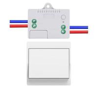 Ensemble d'interrupteurs sans fil avec télécommande - sans batterie et facile à installer