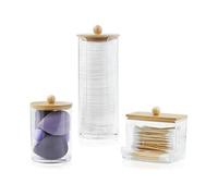 Ensemble Distributeurs Coton & Cotons-Tiges Transparent
