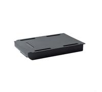 Ensemble d'organiseurs de tiroir de bureau coulissants pour bureau à domicile, boîte de rangement pour petits articles, boîte d'organisation de bureau peu encombrante (petite taille, noir)