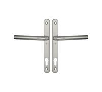Ensemble double 1194 entraxe 92 mm sur plaque étroite clé I HERACLES B-INOX-PE02