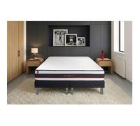Ensemble double sommier 80x200 + matelas FORM 160x200 160 x 200 cm Noir