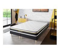 Ensemble double sommier 90x200 + matelas SOFT 180x200 G