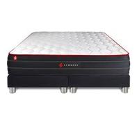 Ensemble double sommier + matelas BOOST ressorts ensachés et mémoire de forme 160x200 G