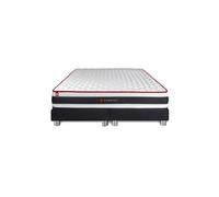 Ensemble double sommier + matelas ENERGY ressorts ensachés et mémoire de forme 180x200