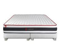 Ensemble double sommier + matelas ENERGY ressorts ensachés et mémoire de forme 200x200 G