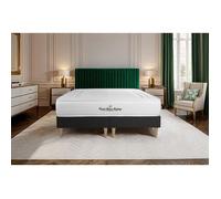 Ensemble double sommier + matelas LANCASTER ressorts ensachés et mémoire de forme 180x200