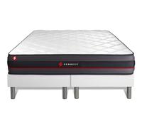 Ensemble Double sommier + Matelas Regen à mémoire de Forme 180x200 | Epaisseur : 24 cm | Confort : Ferme