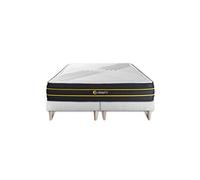 Ensemble double sommier + matelas ULTRA micro ressorts ensachés et mémoire de forme 160x200