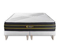 Ensemble double sommier + matelas ULTRA micro ressorts ensachés et mémoire de forme 180x200 G