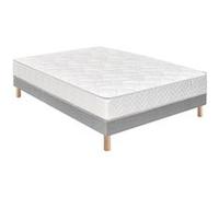 Ensemble Douces Nuits Aline 598 Ressorts ensachés + Sommier Base Ferme 140x200 G