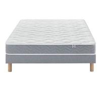 Ensemble Douces Nuits Aline 598 Ressorts ensachés + Sommier Base Ferme 160x200 avec 2 sommiers G