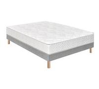 Ensemble Douces Nuits Aline 598 Ressorts ensachés + Sommier Base Ferme 160x200 G