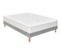 Ensemble Douces Nuits Aline 598 Ressorts ensachés + Sommier Base Ferme 80x190 G