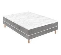 Ensemble Douces Nuits Cicareve - 667 ressorts ensachés + Sommier Base Ferme 160x200 avec 2 sommiers G
