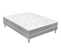 Ensemble Douces Nuits Hydros Mousse HR 35 kg/m3 + Sommier Base Ferme 90x190 G