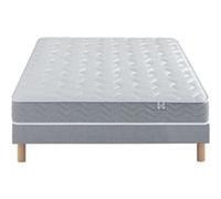 Ensemble Douces Nuits Hydros Mousse HR 35 kg/m3 + Sommier Base Ferme 90x200 G
