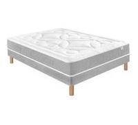 Ensemble douces nuits laly 100% latex + sommier base ferme 90x190 G
