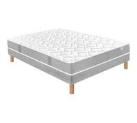 Ensemble Douces Nuits Maeva Mousse HR 35g/m3 + Sommier Base Morpho 160x200 avec 2 sommiers G