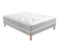 Ensemble Douces Nuits Mary Mousse HR 55kg/m3 + Sommier Base Morpho 140x200 G