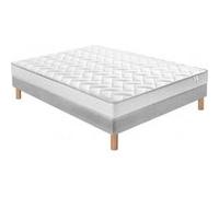 Ensemble Douces Nuits Mawi Mousse 25 kg/m3 + Sommier Base Ferme 140x200 G