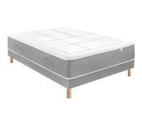 Ensemble douces nuits riviera 744 ressorts ensachés + 6 cm viscoélastique + sommier base ferme 140x200 G
