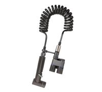 Ensemble Douchette de Bidet pour Toilettes à Jet Réglable, Salle de Bain | Cuivre, PU et ABS, Vanne Double Commande, Montage Latéral, Rinçage Doux ou Puissant pour Cuvette