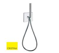 Ensemble douchette flexible et applique Chrome Thermo up - CRISTINA ONDYNA - PD61251
