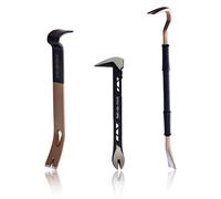 Ensemble d'outils 10", 15" et 30", comprenant des extracteurs de clous et des leviers, en acier au carbone
