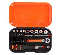 Ensemble d'outils Bahco S34MC8H; 1/4''; 34 unités