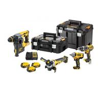 Ensemble d'outils combinés sans fil et sans balais DeWalt 18 V/3 x 5,0 Ah DCK428P3T