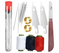 Ensemble D'outils De 37 Pièces, Set 37 Pièces, Comprenant Un Enfile-aiguille, Un Assembleur De Coutures, 25 Aiguilles Et Fils, Et Une Aiguille À Préservatif