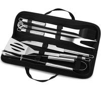 Ensemble d'Outils De Barbecue, 9PCS Barbecue Ustensiles en Acier Inoxydable