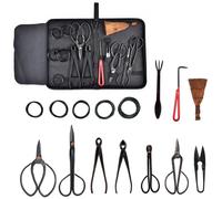 Ensemble d'outils de jardin, 15 pièces, robustes, en acier au carbone