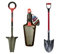 Ensemble d'outils de jardin RootSlayer comprenant une pelle et des outils manuels