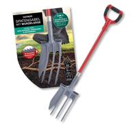 Ensemble d'outils de jardinage, 3 pièces : scie à racines, pelle, fourche, 114 cm