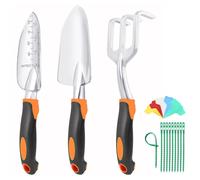 Ensemble d'outils de jardinage en aluminium comprenant 11 pièces, avec un flacon pulvérisateur