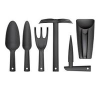 Prosperplast Set de 6 outils à main Respana Gardening couleur anthracite