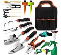 Ensemble d'outils de jardinage – robuste et polyvalent – 36 pièces
