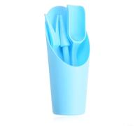 Ensemble d'outils de plantation pour jardinage avec transplanteur, seau pelle, cuillère et démarreur conçu pour la pépinière et la transplantation de plantes succulentes (bleu)